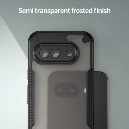 For Google Pixel 9a Case Hybrid Frosted Phone Back Cover