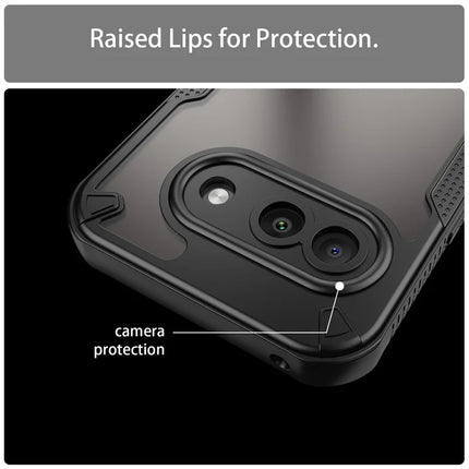 For Google Pixel 9a Case Hybrid Frosted Phone Back Cover