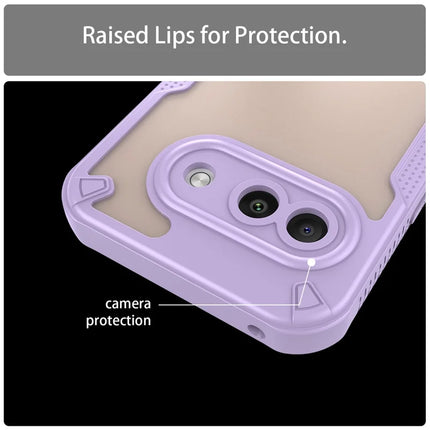 For Google Pixel 9a Case Hybrid Frosted Phone Back Cover