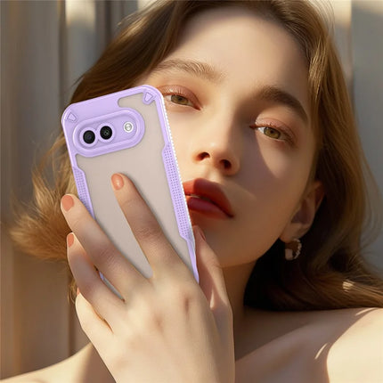 For Google Pixel 9a Case Hybrid Frosted Phone Back Cover