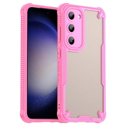 For Samsung Galaxy S23 Case Hybrid Frosted Phone Back Cover - Pink