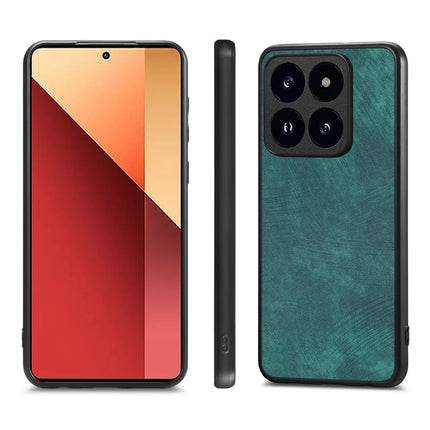 For Oppo F27 5G Case Shockproof Slim Retro Leather Phone Back Cover