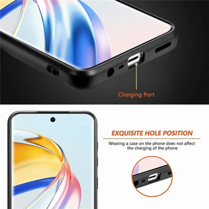 For Oppo F27 5G Case Shockproof Slim Retro Leather Phone Back Cover