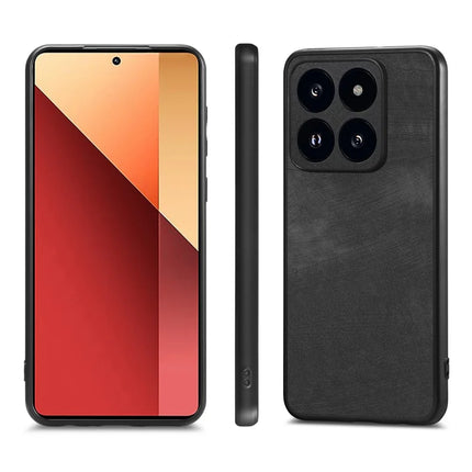 For Oppo F27 5G Case Shockproof Slim Retro Leather Phone Back Cover