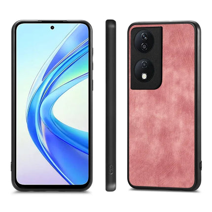 For Honor X7b 4G Case Shockproof Slim Retro Leather Phone Back Cover