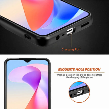 For Honor X6a 4G Case Shockproof Slim Retro Leather Phone Back Cover