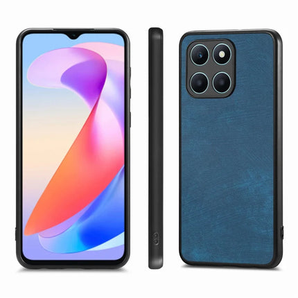 For Honor X6a 4G Case Shockproof Slim Retro Leather Phone Back Cover
