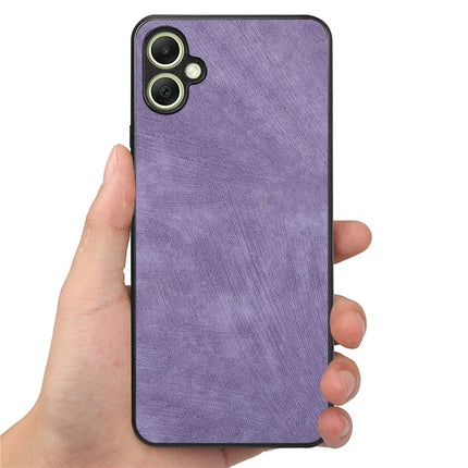 For Samsung Galaxy A05 4G Case Shockproof Slim Retro Leather Phone Back Cover