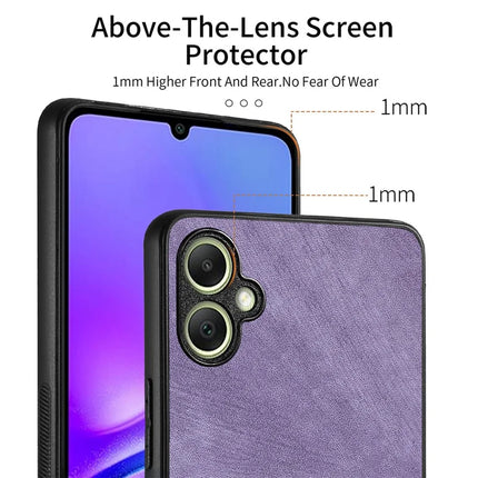For Samsung Galaxy A05 4G Case Shockproof Slim Retro Leather Phone Back Cover