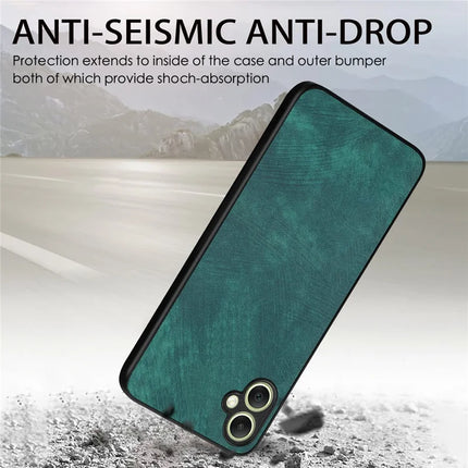 For Samsung Galaxy A05 4G Case Shockproof Slim Retro Leather Phone Back Cover