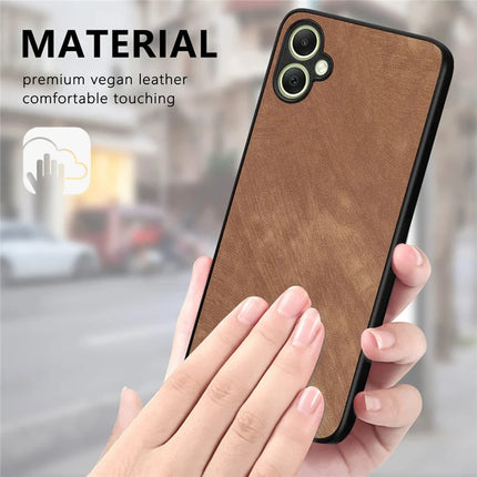 For Samsung Galaxy A05 4G Case Shockproof Slim Retro Leather Phone Back Cover