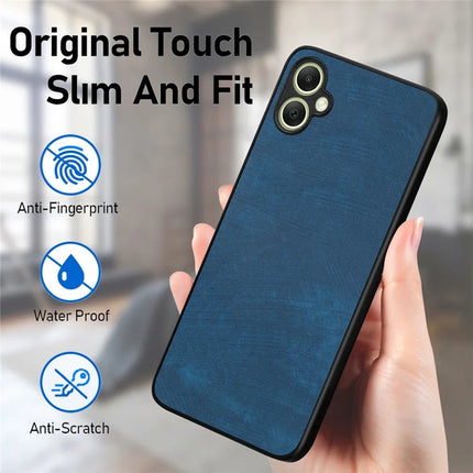 For Samsung Galaxy A05 4G Case Shockproof Slim Retro Leather Phone Back Cover