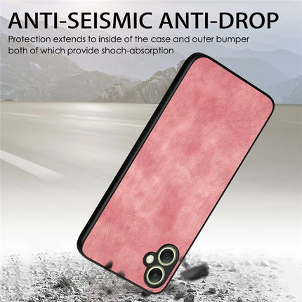 For Samsung Galaxy A05 4G Case Shockproof Slim Retro Leather Phone Back Cover