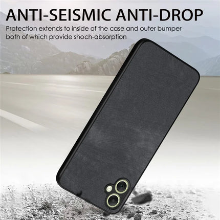 For Samsung Galaxy A05 4G Case Shockproof Slim Retro Leather Phone Back Cover