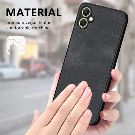 For Samsung Galaxy A05 4G Case Shockproof Slim Retro Leather Phone Back Cover