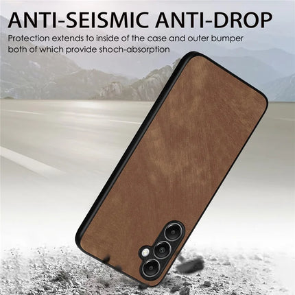 For Samsung Galaxy A05s 4G Case Shockproof Slim Retro Leather Phone Back Cover