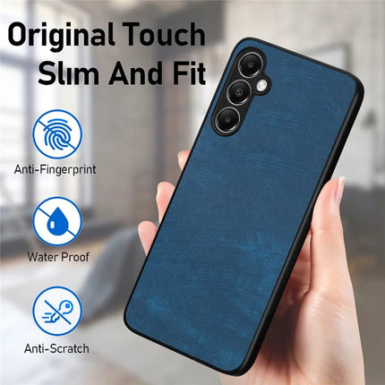 For Samsung Galaxy A05s 4G Case Shockproof Slim Retro Leather Phone Back Cover