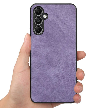 For Samsung Galaxy A06s Case Shockproof Slim Retro Leather Phone Back Cover