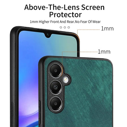 For Samsung Galaxy A06s Case Shockproof Slim Retro Leather Phone Back Cover