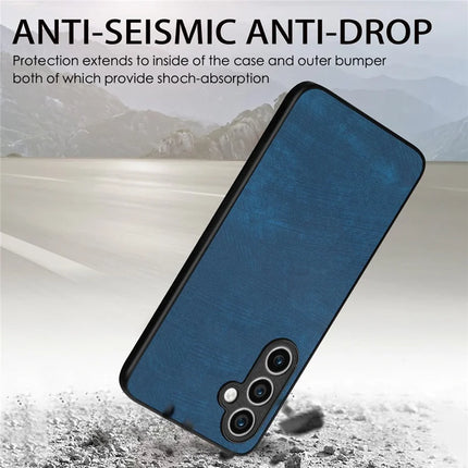For Samsung Galaxy S23 FE Case Shockproof Slim Retro Leather Phone Back Cover