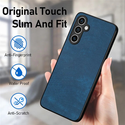 For Samsung Galaxy S23 FE Case Shockproof Slim Retro Leather Phone Back Cover