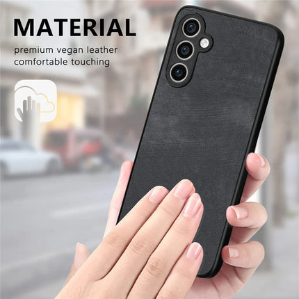 For Samsung Galaxy S23 FE Case Shockproof Slim Retro Leather Phone Back Cover