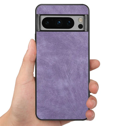 For Google Pixel 8 Pro Case Shockproof Slim Retro Leather Phone Back Cover