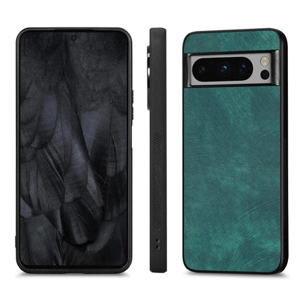 For Google Pixel 8 Pro Case Shockproof Slim Retro Leather Phone Back Cover