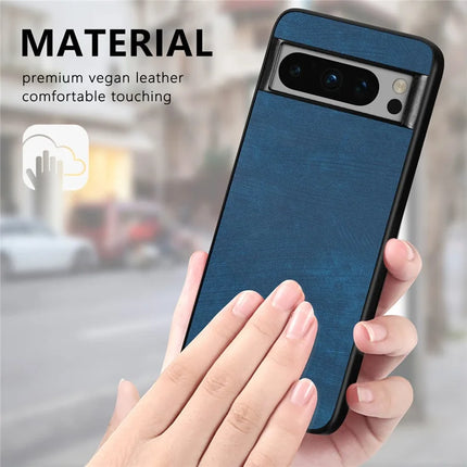 For Google Pixel 8 Pro Case Shockproof Slim Retro Leather Phone Back Cover