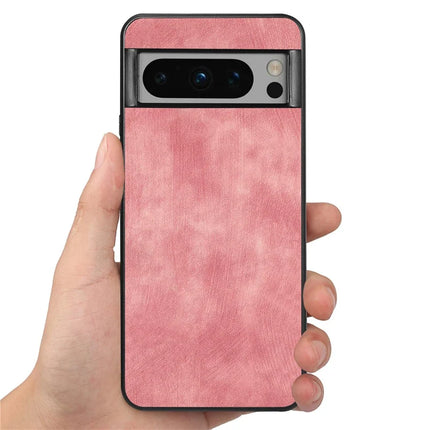 For Google Pixel 8 Pro Case Shockproof Slim Retro Leather Phone Back Cover