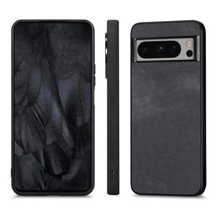 For Google Pixel 8 Pro Case Shockproof Slim Retro Leather Phone Back Cover