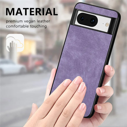 For Google Pixel 8 Case Shockproof Slim Retro Leather Phone Back Cover