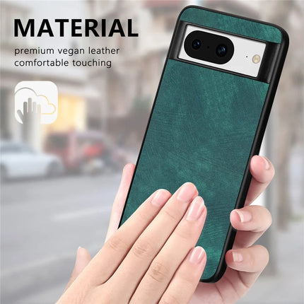 For Google Pixel 8 Case Shockproof Slim Retro Leather Phone Back Cover