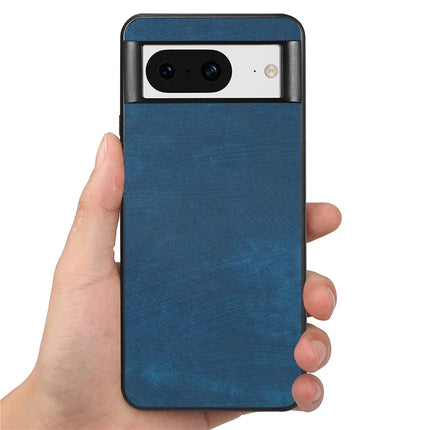 For Google Pixel 8 Case Shockproof Slim Retro Leather Phone Back Cover