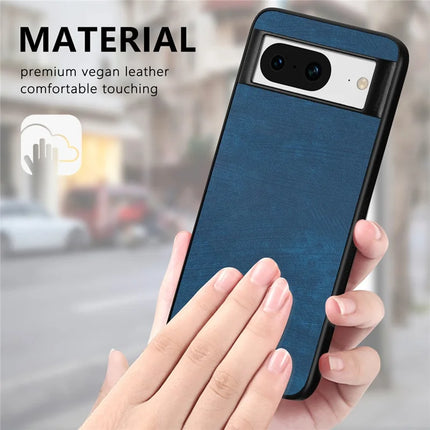 For Google Pixel 8 Case Shockproof Slim Retro Leather Phone Back Cover
