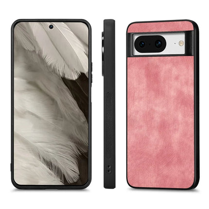 For Google Pixel 8 Case Shockproof Slim Retro Leather Phone Back Cover