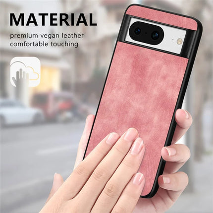 For Google Pixel 8 Case Shockproof Slim Retro Leather Phone Back Cover