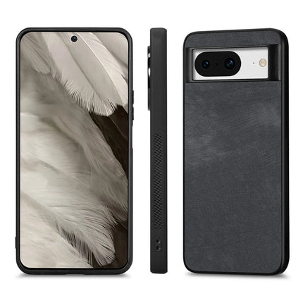 For Google Pixel 8 Case Shockproof Slim Retro Leather Phone Back Cover