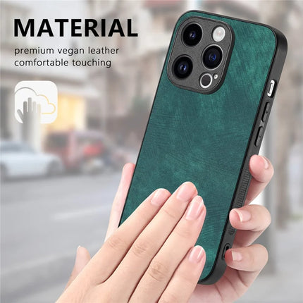 For iPhone 13 Pro Max 6.7 inch Case Shockproof Slim Retro Leather Phone Back Cover
