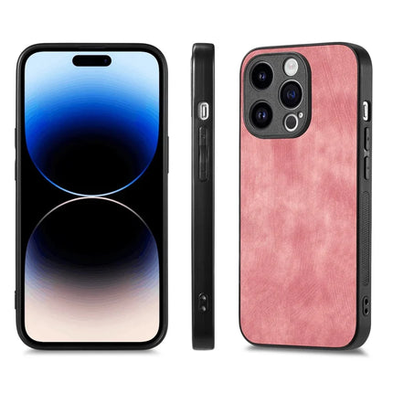 For iPhone 13 Pro Max 6.7 inch Case Shockproof Slim Retro Leather Phone Back Cover
