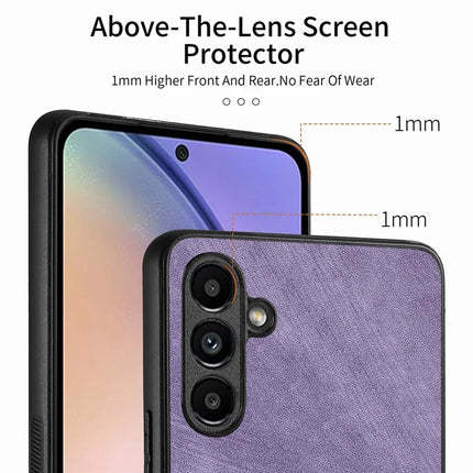 For Samsung Galaxy A35 5G Case Shockproof Slim Retro Leather Phone Back Cover