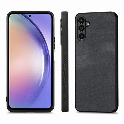 For Samsung Galaxy A35 5G Case Shockproof Slim Retro Leather Phone Back Cover