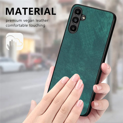 For Samsung Galaxy A55 5G Case Shockproof Slim Retro Leather Phone Back Cover