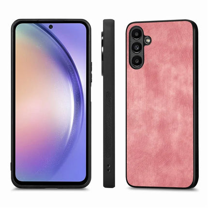For Samsung Galaxy A55 5G Case Shockproof Slim Retro Leather Phone Back Cover