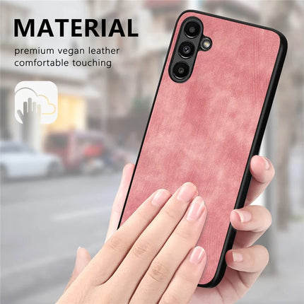 For Samsung Galaxy A55 5G Case Shockproof Slim Retro Leather Phone Back Cover