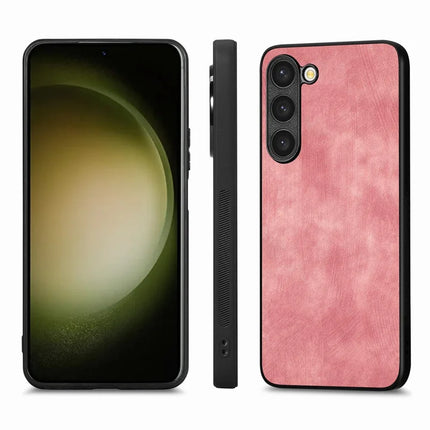 For Samsung Galaxy S22 5G Case Shockproof Slim Retro Leather Phone Back Cover