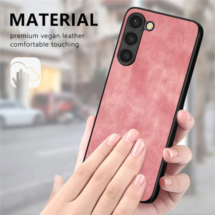 For Samsung Galaxy S22 5G Case Shockproof Slim Retro Leather Phone Back Cover