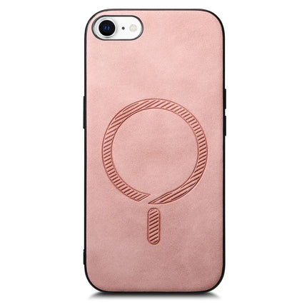 For iPhone 16e Leather Back Case Compatible with MagSafe Skin-Touch Phone Cover