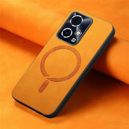 For Honor 90 GT 5G Leather Back Case Compatible with MagSafe Skin-touch Phone Cover