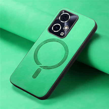 For Honor 90 GT 5G Leather Back Case Compatible with MagSafe Skin-touch Phone Cover